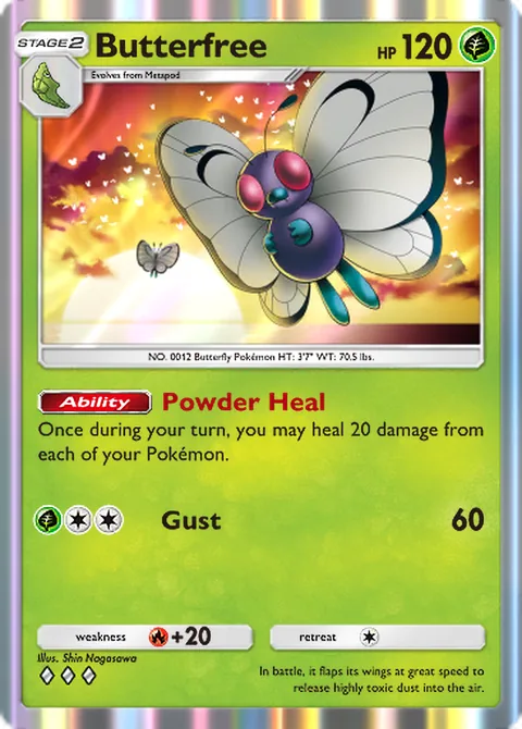 Butterfree Pokémon TCG Pocket card