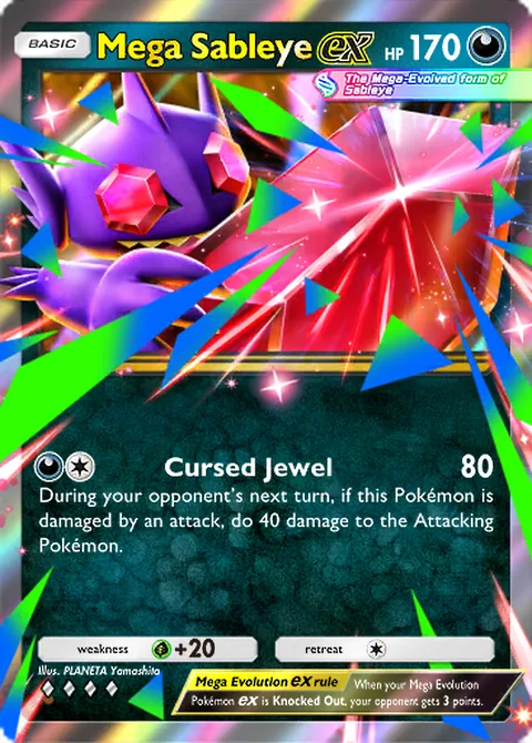 Mega Sableye ex Pokémon TCG Pocket card