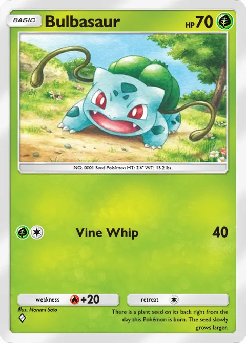 Bulbasaur Pokémon TCG Pocket card
