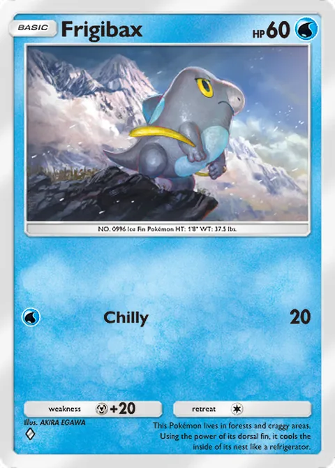 Frigibax Pokémon TCG Pocket card