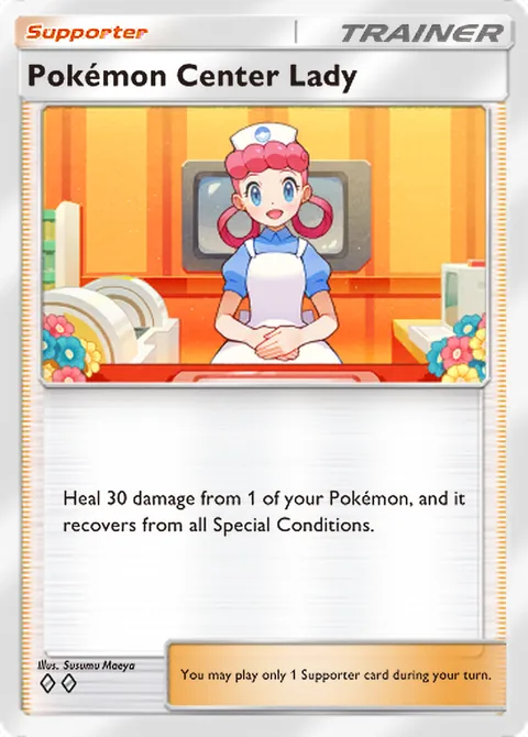 Pokémon Center Lady Pokémon TCG Pocket card
