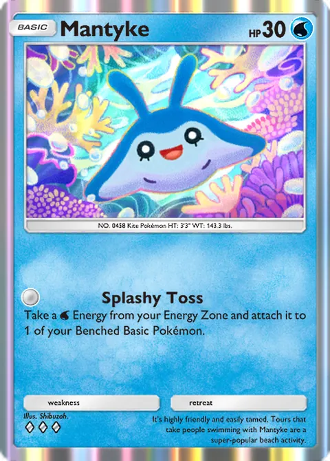 Mantyke Pokémon TCG Pocket card