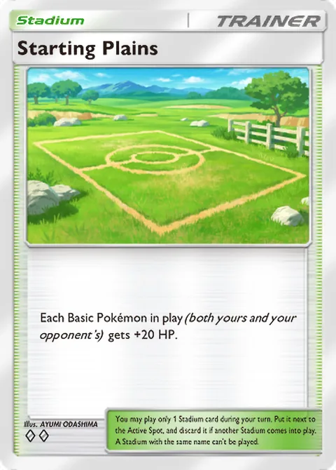 Starting Plains Pokémon TCG Pocket card