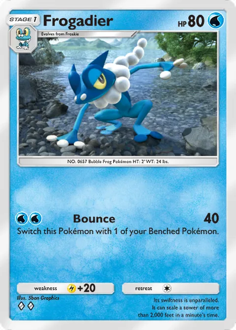Frogadier Pokémon TCG Pocket card