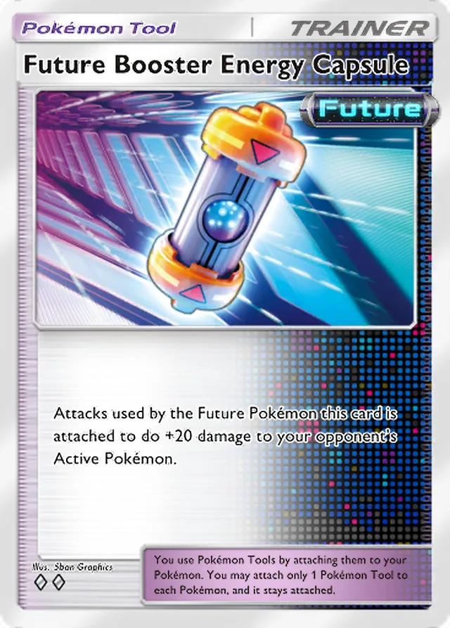 Future Booster Energy Capsule, Paradox Drive #070, Trainer card, illustrated by 5ban Graphics