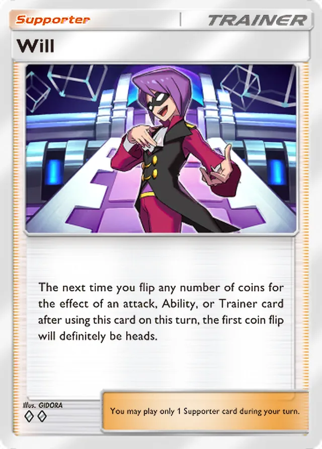 Will, Wisdom of Sea and Sky #156, Trainer card, illustrated by GIDORA