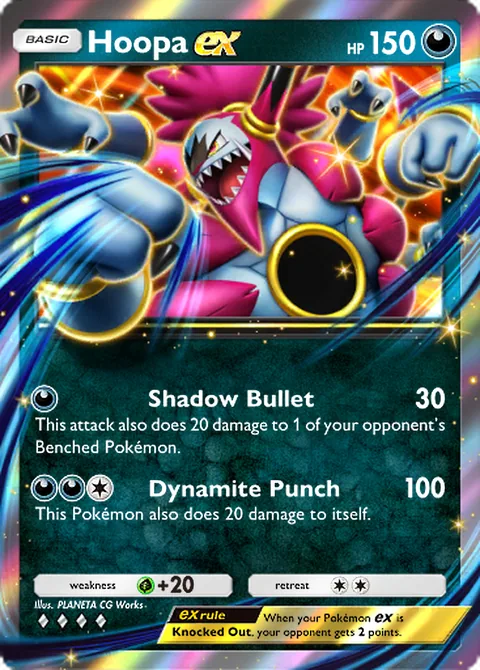Hoopa ex & Greninja deck key card