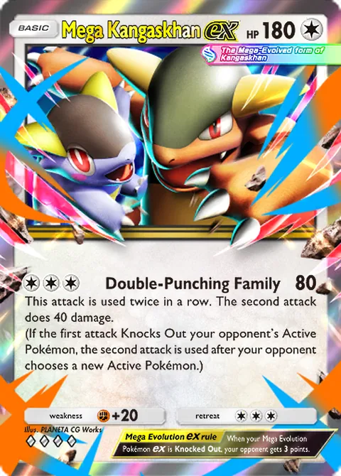 Mega Kangaskhan ex Pokémon TCG Pocket card