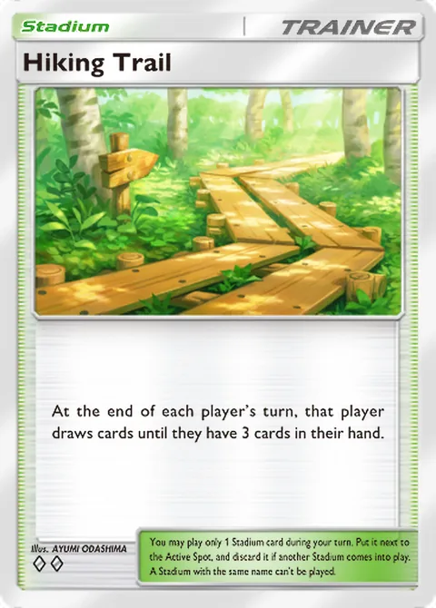Hiking Trail Pokémon TCG Pocket card