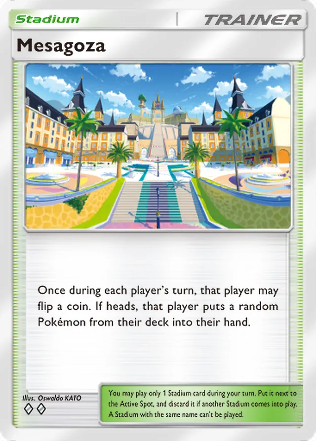 Mesagoza, Paldean Wonders #093, Trainer card, illustrated by Oswaldo KATO