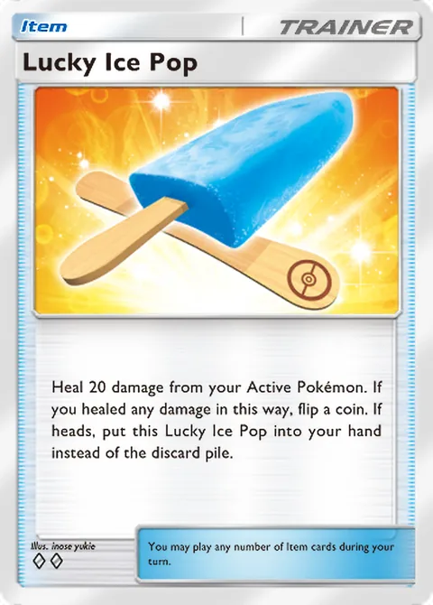 Lucky Ice Pop Pokémon TCG Pocket card