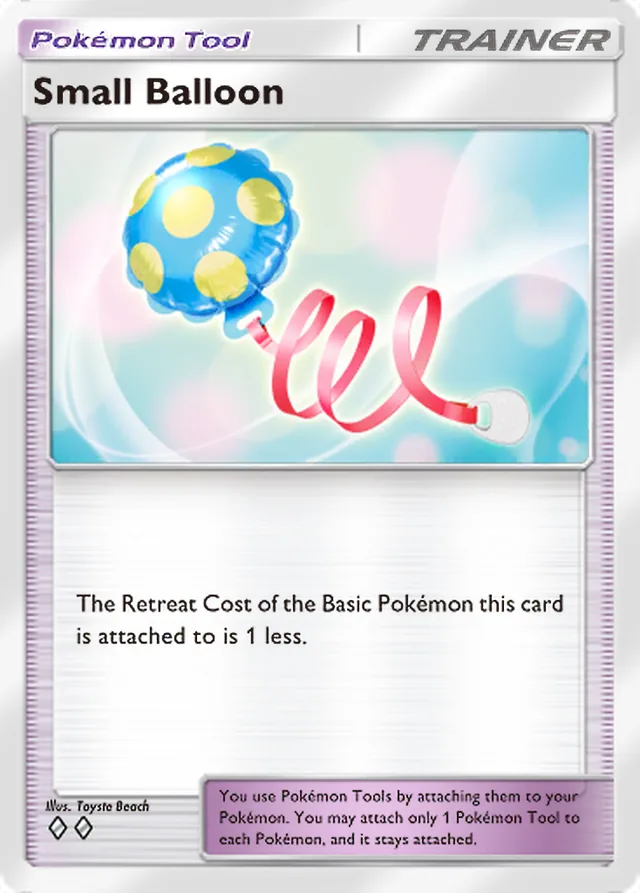Small Balloon, Everyday Wonders #064, Trainer card, illustrated by Toyste Beach