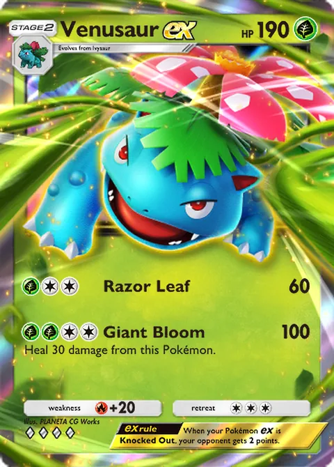 Venusaur ex Pokémon TCG Pocket card