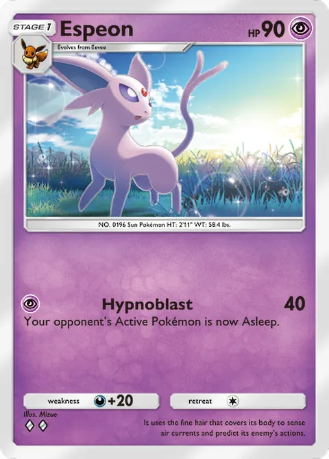 Mega Altaria ex & Espeon deck key card