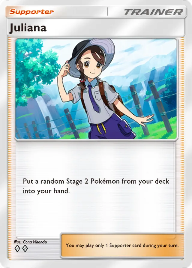 Juliana, Paradox Drive #071, Trainer card, illustrated by Cona Nitanda