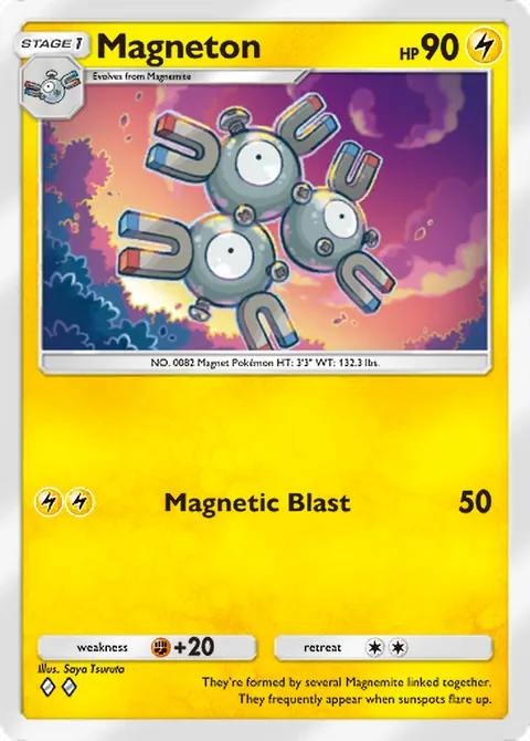 Magneton Pokémon TCG Pocket card