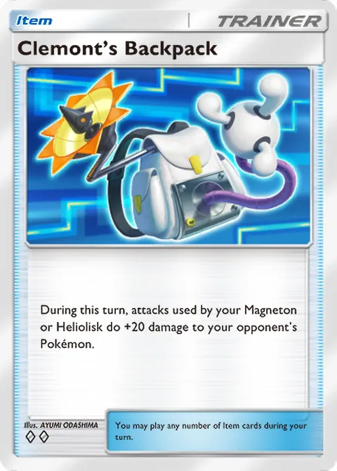 Clemont’s Backpack Pokémon TCG Pocket card