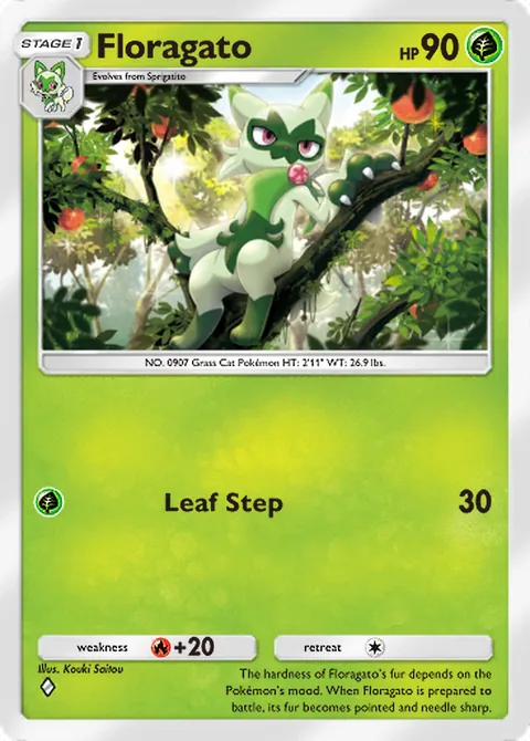 Floragato Pokémon TCG Pocket card