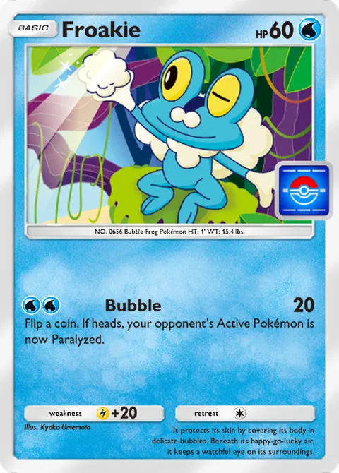Froakie Pokémon TCG Pocket card