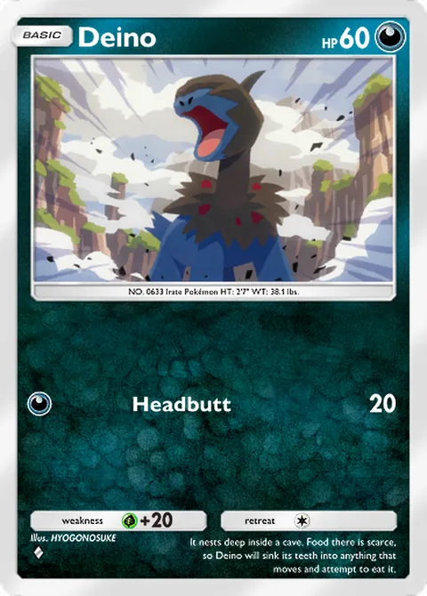 Deino Pokémon TCG Pocket card