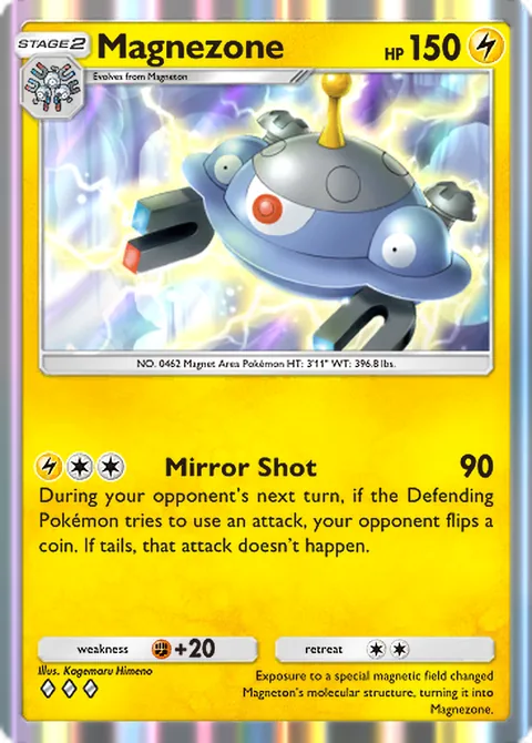 Magnezone ex & Magnezone deck key card