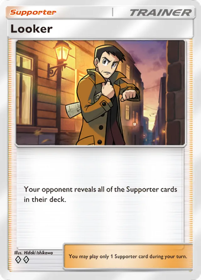 Looker, Extradimensional Crisis #068, Trainer card, illustrated by Hideki Ishikawa
