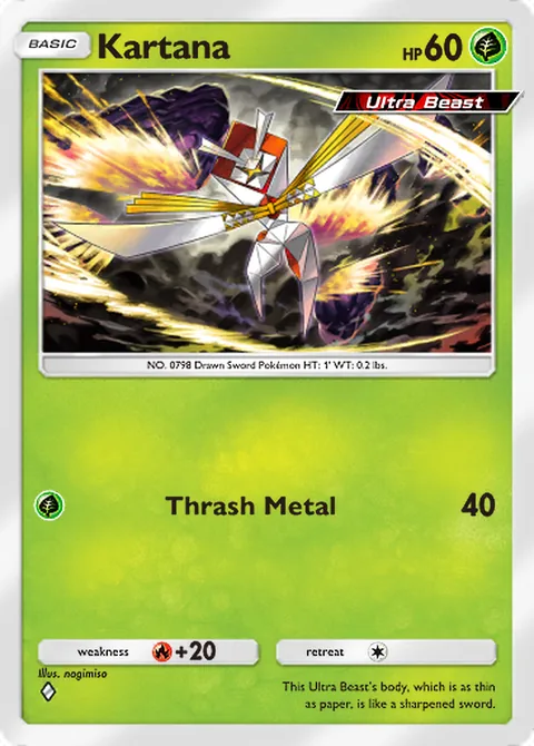 Kartana Pokémon TCG Pocket card