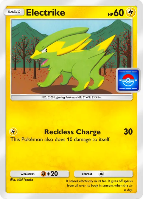 Electrike Pokémon TCG Pocket card